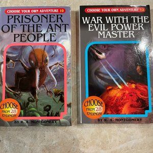 Choose Your Own Adventure Books Prisoner of Ant People War w/ Evil Power Master